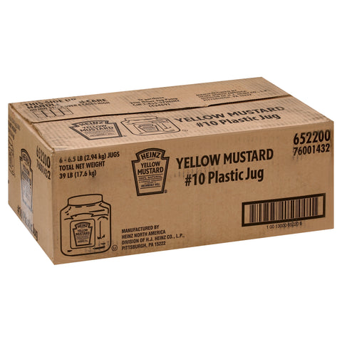 Heinz Yellow Mustard Jug, 104 ounce -- 6 per case