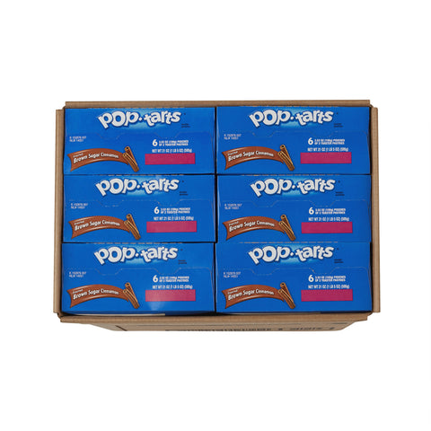 Pop-Tarts Frosted Brown Sugar Cinnamon, 3.3 Ounce - 6 per box -- 12 per case