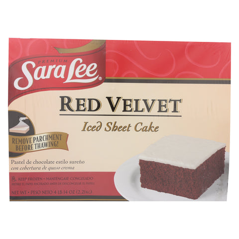 Cake Red Velvet Sheet Iced 12x16