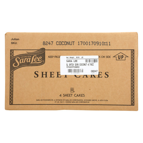 Cake Coconut Sheet Iced 12x16