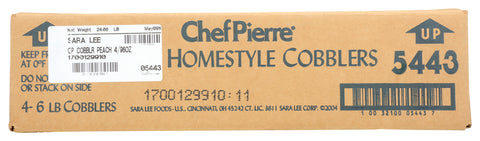 Cobbler Peach Homestyle Raw