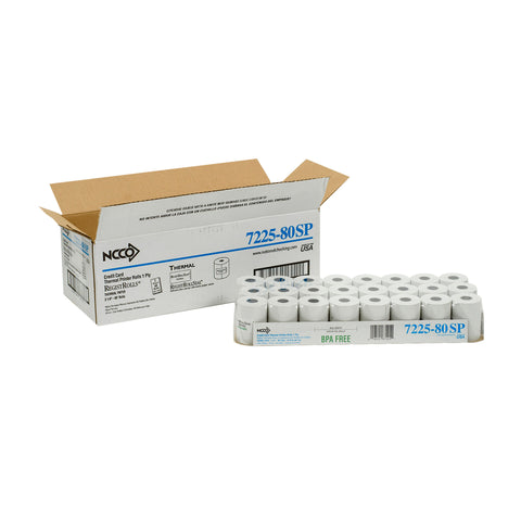 National Checking Company White 1 Ply Register Roll Tape, 2.25 inch -- 48 per case