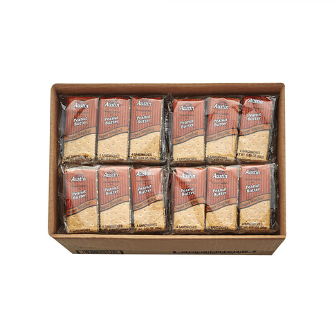 Cracker Sandwich Toasty Crackers With Peanut Butter