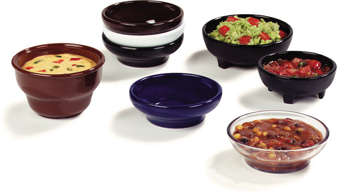 Carlisle BOWL DEEP SALSA LENNOX BROWN 8 OZ