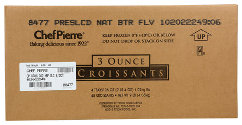Croissant Butter Flavored Sliced 3 Oz