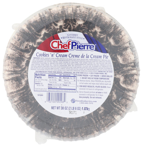 Pie Cookies & Cream De La Cream W/ Domes 10