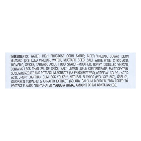 Classic Gourmet Fat Free Honey Mustard Dressing, 1.5 Ounce Pouch -- 60 per case.