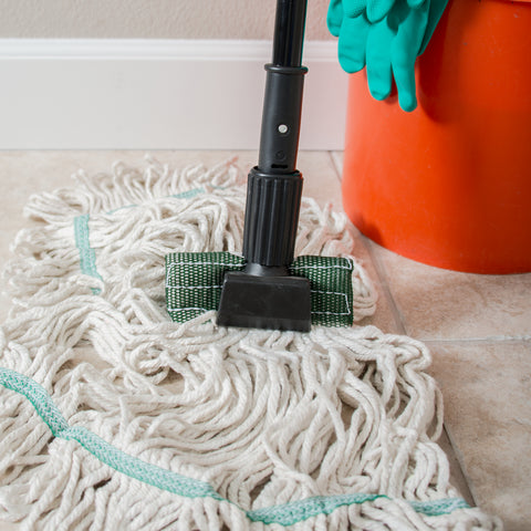 Carlisle HANDLE MOP VINYL COATED METAL BLACK 60