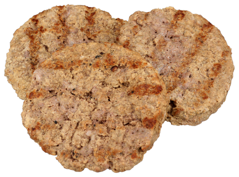 Beef Steak Burger Flame Broiled Char Mark Fc Cn 2.4 Oz 15-324-09
