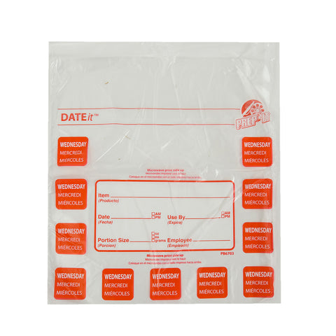 National Checking BAG POLY PRINTED WEDNESDAY 6.5