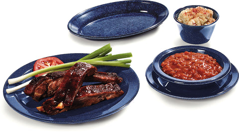 Carlisle BOWL NAPPIE DALLAS WARE® MELAMINE CAFÉ BLUE 10 OZ