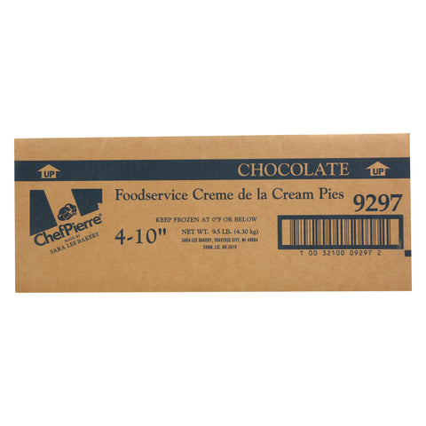 Chef Pierre PIE CHOCOLATE CREME DE LA CREAM W/ DOMES 10