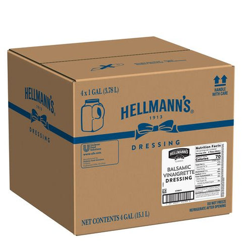 Hellmann's Classics Balsamic Vinaigrette Salad Dressing Jug, 1 gallon -- 4 per case