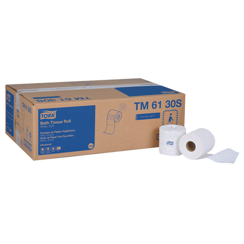 Tork 2 Ply White Septic Safe Advanced Bath Tissue - 500 sheets per roll -- 48 rolls per case