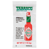 Sauce Tabasco Pepper Single Serve Packet 714100/78003248
