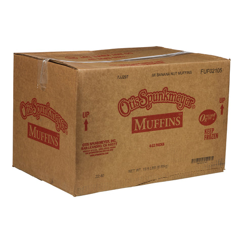 Otis Spunkmeyer Delicious Essentials Banana Nut Muffin, 6.5 Ounce -- 48 per case.