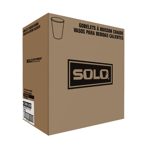 MarketPro® CUP PAPER HOT SINGLE SIDED POLY 12 OZ