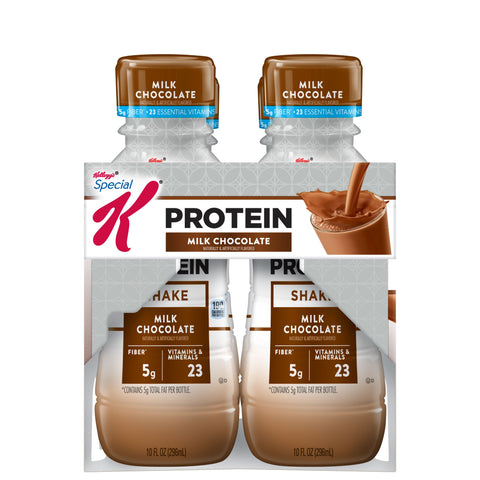 Kelloggs Special K Milk Chocolate Protein Liquid Shake, 10 Fluid Ounce -- 12 per case.