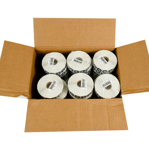 National Checking Company Dateit Black Trilingual Removable Label - Sunday, 0.75 inch Circle -- 2000 per case.