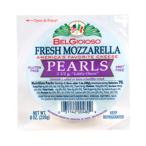 Belgioioso CHEESE MOZZARELLA PEARLS FRESH THERMOFORM
