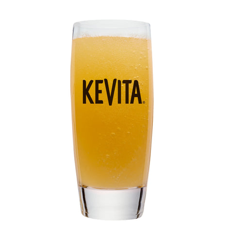 Drink Kombucha Pineapple Peach Glass