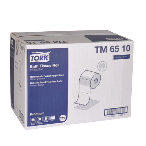 Tork Premium TISSUE TOILET WHITE 2-PLY 3.8X4.4