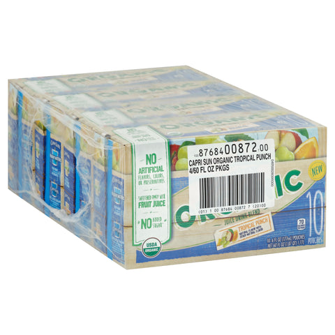 Capri Sun DRINK TROPICAL FRUIT PUNCH ORGANIC
