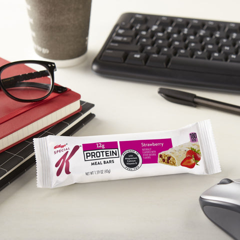 Kelloggs Special K Protein Meal Bar, Strawberry, 1.59oz, 8/Box