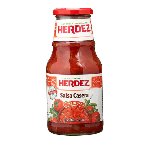 Herdez Medium Casera Salsa, 24 Ounce -- 12 per case.