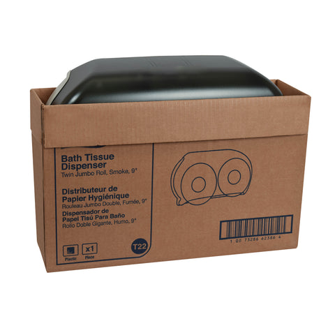Dispenser Bath Jumbo Twin Plastic Black