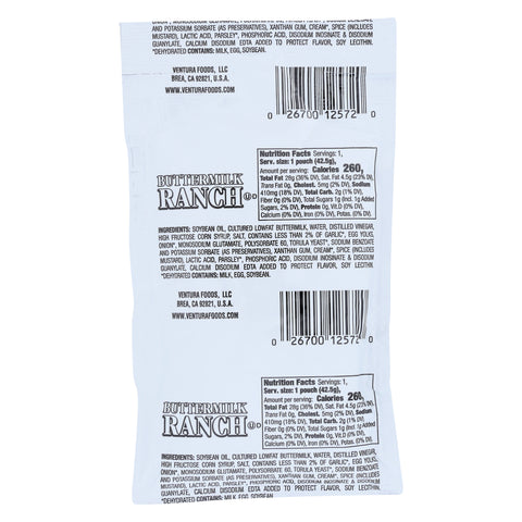 Classic Gourmet Select DRESSING RANCH BUTTERMILK SINGLE SERVE PACKET