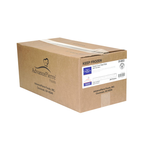 Chicken Patty Breaded Whole Grain Cooked Cn 1 Oz 68022