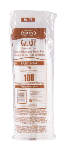 Conex™ Galaxy® CUP PLASTIC TRANSLUCENT 5 OZ