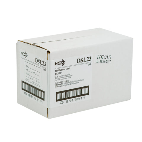 National Checking LABEL PRODUCT DISSOLVABLE 2X3