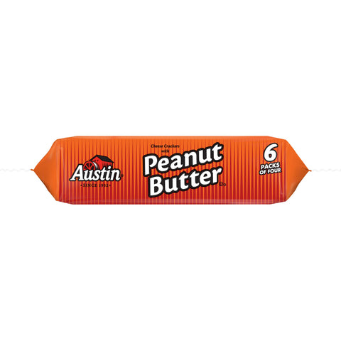 Austin Cheese Sandwich Cracker with Peanut Butter, 0.917 Ounce -- 144 per case.