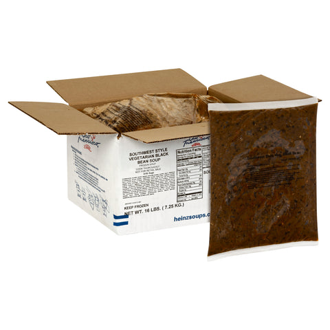 Chef Francisco Southwest Style Vegetarian Black Bean Soup, 4 Pound -- 4 per case