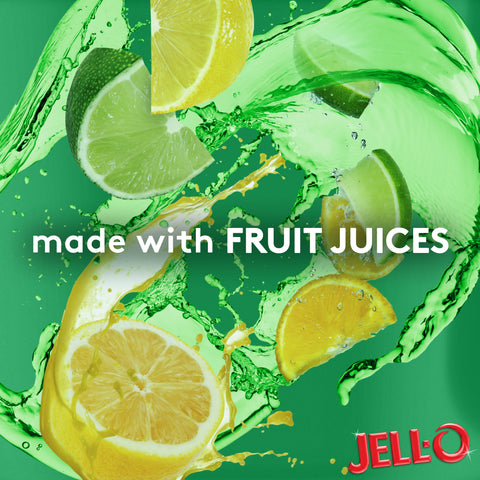 Jello Ready To Eat Lemon Lime Gelatin Snacks, 12.5 Ounce -- 6 per case.