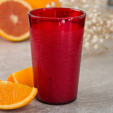 Carlisle TUMBLER STACKABLE™ SAN PLASTIC RUBY 9.5 OZ