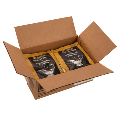 Custom Culinary PanRoast Beef Flavored Gravy Mix, 12 Ounce -- 8 per case.