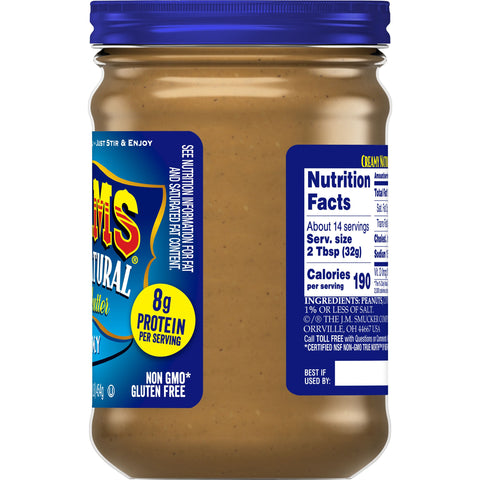 Adams PEANUT BUTTER CREAMY NATURAL