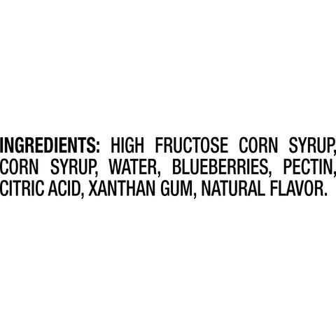 Smuckers Blueberry Syrup, 12 Fluid Ounce -- 6 per case.