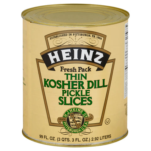 Heinz® PICKLE KOSHER DILL SLICES THIN 632700/78000974