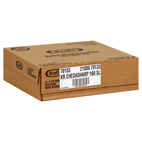 Kraft CHEESE CHEDASHARP PULLMAN SLICED 160 CT