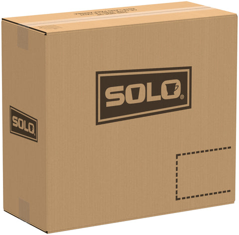 Solo Creative Carryouts OctaView PET Medium Hinged Lid Container, 7 inch -- 100 per case