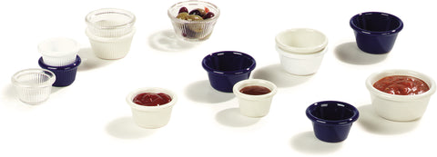 Carlisle RAMEKIN SMOOTH SAN BLACK 2 OZ
