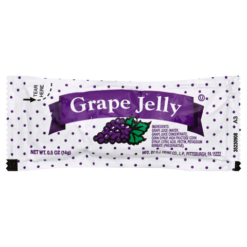 Jelly Grape Single Serve Foil Pouch 0046900/78000428