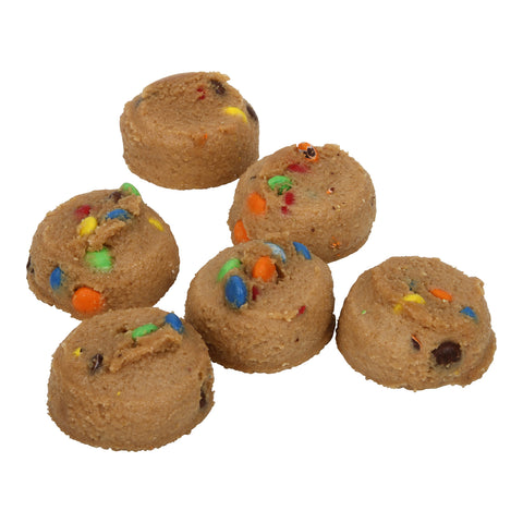 Delicious Essentials™ DOUGH COOKIE CARNIVAL MULTI-COLORED CANDY COATED SEMI-SWEET CHOCOLATE MADE W/ 51% WHOLE GRAIN 1 OZ