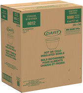Dart BOWL FOAM WHITE 6 OZ