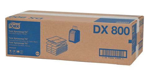 Essity Tork Xpressnap Fit White Rectangular Paper 2 Ply Interfold Dispenser Napkin -- 4320 per case