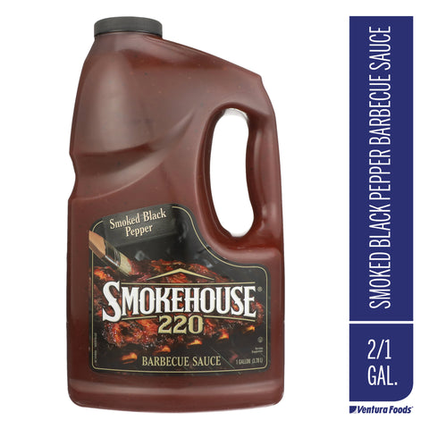 Smokehouse Smoked Black Pepper Barbecue Sauce Jug, 1 gallon -- 2 per case